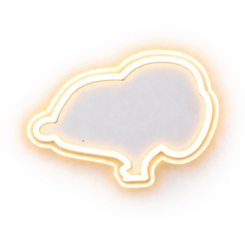 Peanuts Snoopy Neon LED Wall Light Kids Room Night Light Battery New Box Decor‎